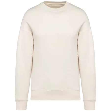 Sweat-shirt écoresponsable à col rond oversize unisexe