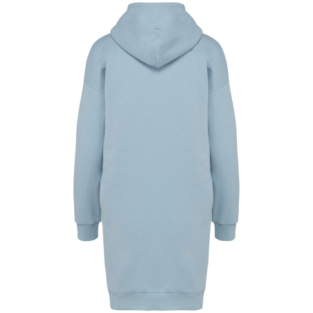 Robe sweat-shirt écoresponsable à capuche femme