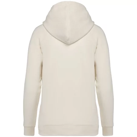 Sweat-shirt écoresponsable à capuche raglan femme