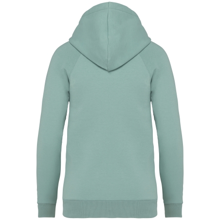 Sweat-shirt écoresponsable à capuche raglan femme