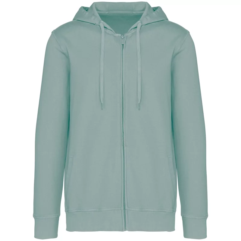 Sweat-shirt écoresponsable zippé à capuche French Terry unisexe