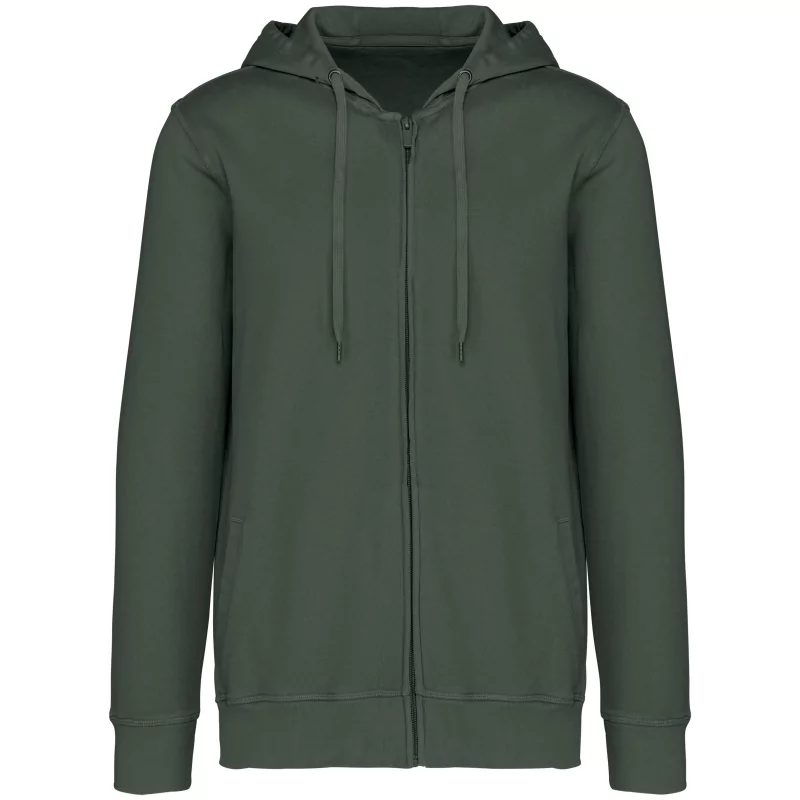 Sweat-shirt écoresponsable zippé à capuche French Terry unisexe