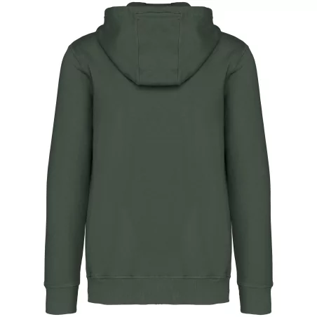 Sweat-shirt écoresponsable zippé à capuche French Terry unisexe