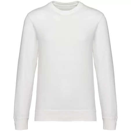 Sweat-shirt écoresponsable à col rond French Terry unisexe