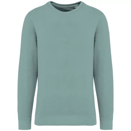 Sweat-shirt écoresponsable à col rond French Terry unisexe