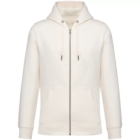 Sweat-shirt écoresponsable zippé à capuche unisexe