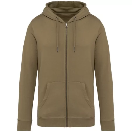 Sweat-shirt écoresponsable zippé à capuche unisexe