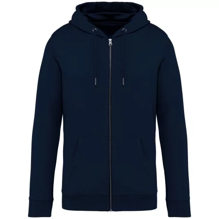 Sweat-shirt écoresponsable zippé à capuche unisexe