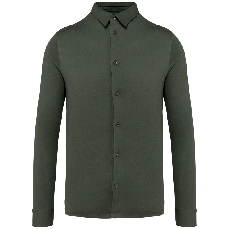 Chemise écoresponsable en jersey homme