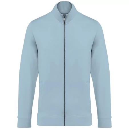 Sweat-shirt écoresponsable zippé en modal homme