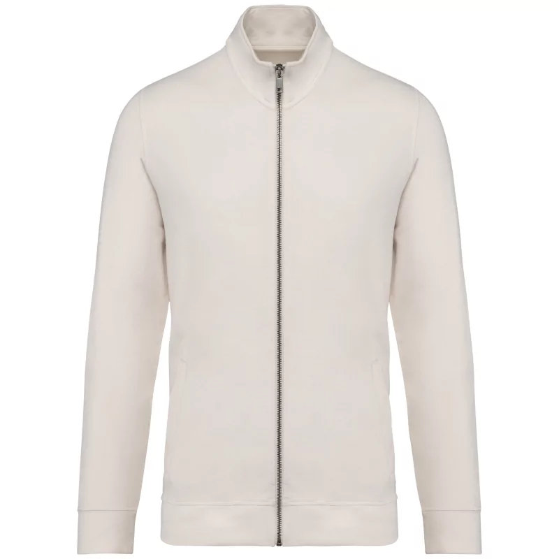 Sweat-shirt écoresponsable zippé en modal homme