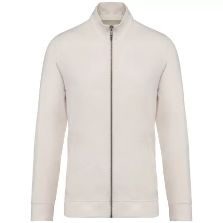Sweat-shirt écoresponsable zippé en modal homme