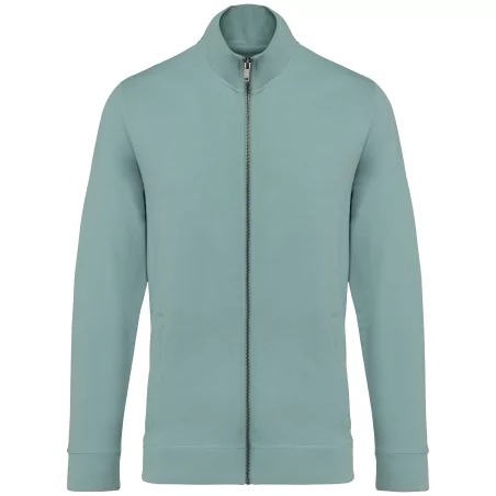 Sweat-shirt écoresponsable zippé en modal homme