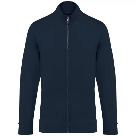 Sweat-shirt écoresponsable zippé en modal homme