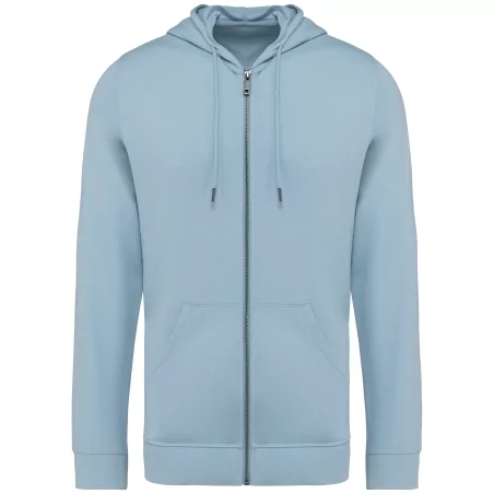 Sweat-shirt écoresponsable zippé à capuche en modal homme