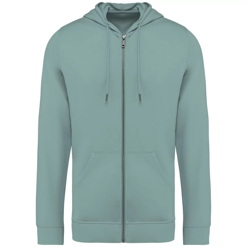 Sweat-shirt écoresponsable zippé à capuche en modal homme