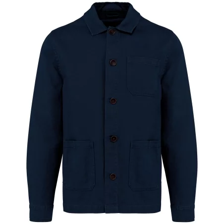 Veste worker écoresponsable délavée homme