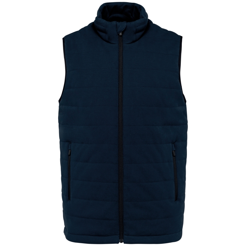 Bodywarmer écoresponsable en maille homme