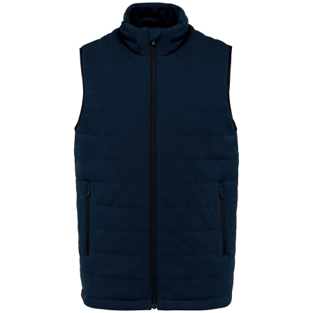 Bodywarmer écoresponsable en maille homme