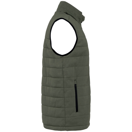 Bodywarmer écoresponsable en maille homme