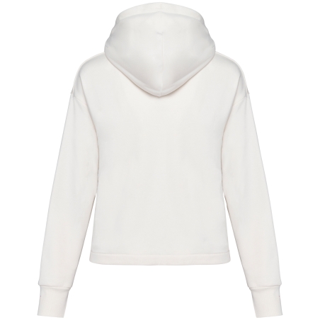 Sweat-shirt écoresponsable zippée à capuche French Terry femme