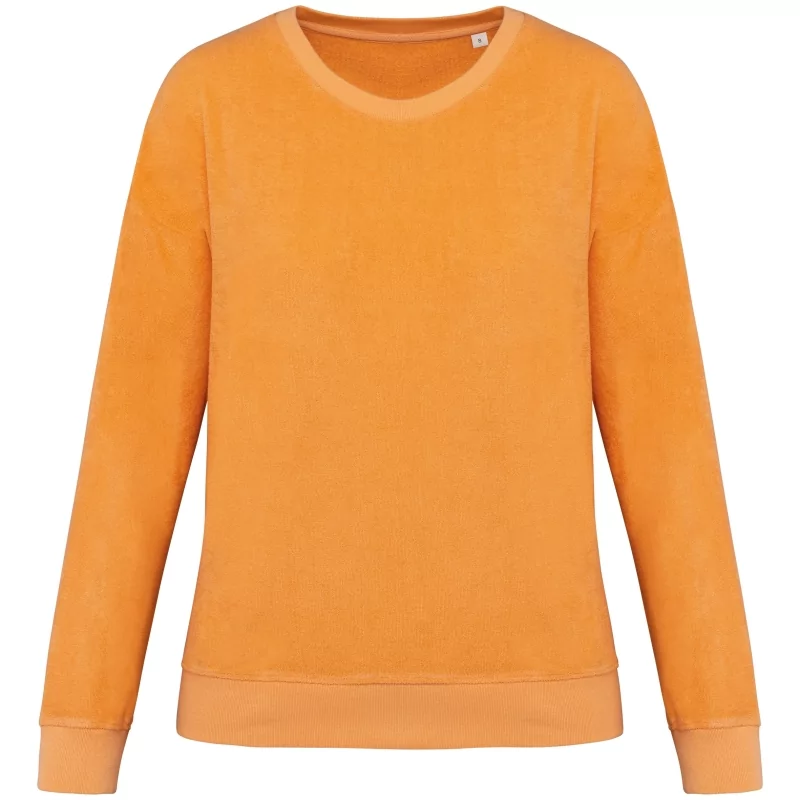 Sweat-shirt écoresponsable en éponge femme