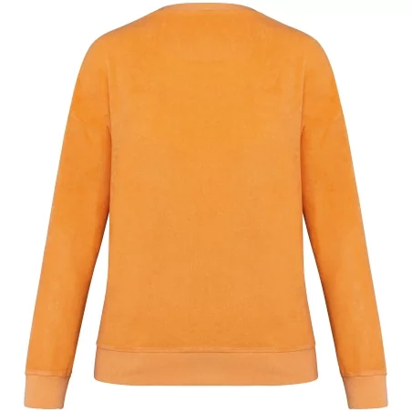 Sweat-shirt écoresponsable en éponge femme