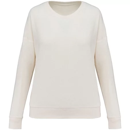 Sweat-shirt écoresponsable en éponge femme