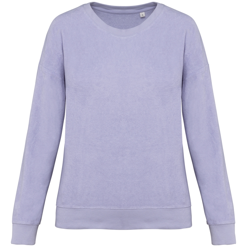 Sweat-shirt écoresponsable en éponge femme