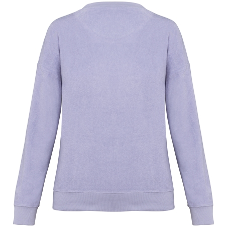 Sweat-shirt écoresponsable en éponge femme