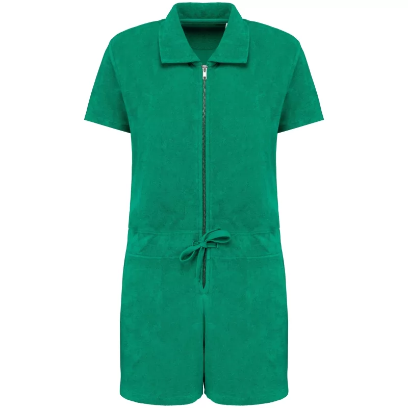 Combinaison short écoresponsable en éponge femme