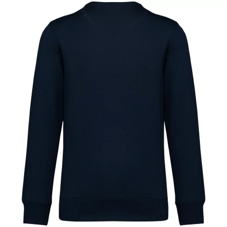 Sweat-shirt écoresponsable à col rond à épaules tombantes French Terry unisexe