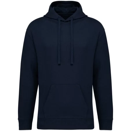 Sweat-shirt écoresponsable à capuche à épaules tombantes French Terry unisexe