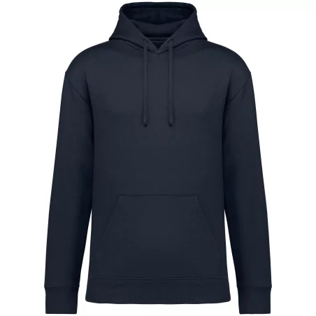 Sweat-shirt écoresponsable à capuche à épaules tombantes molleton gratté unisexe