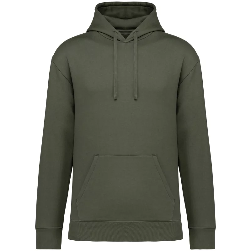 Sweat-shirt écoresponsable à capuche à épaules tombantes molleton gratté unisexe