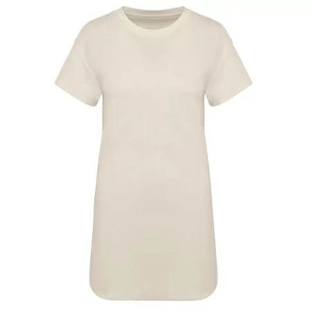 Robe t-shirt écoresponsable en éponge à épaules tombantes femme