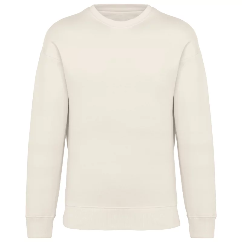 Sweat-shirt écoresponsable à col rond oversize unisexe