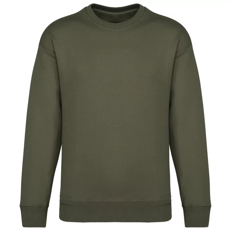 Sweat-shirt écoresponsable à col rond oversize unisexe