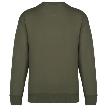 Sweat-shirt écoresponsable à col rond oversize unisexe