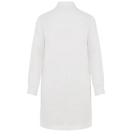 Robe chemise écoresponsable en lin femme