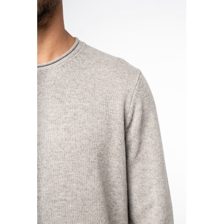 Pull écoresponsable en laine mérinos homme