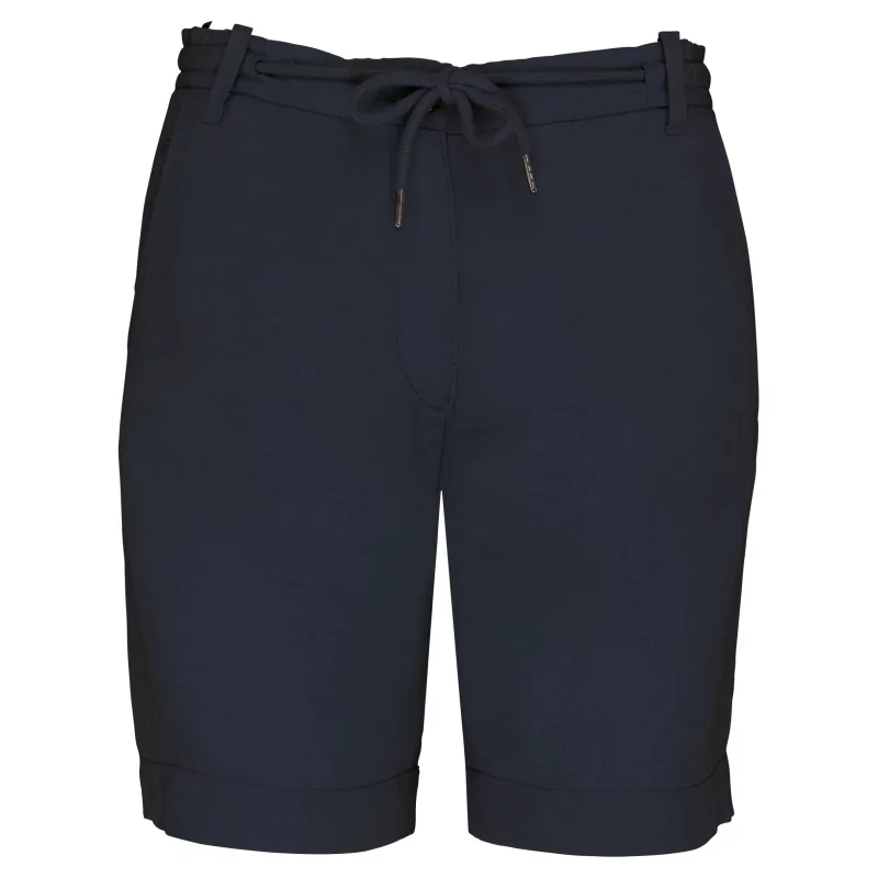 Bermuda en lyocell et lin femme