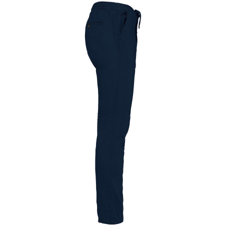 Pantalon écoresponsable en lin et coton bio homme