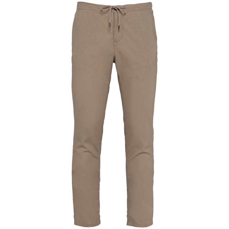 Pantalon écoresponsable en lin et coton bio homme