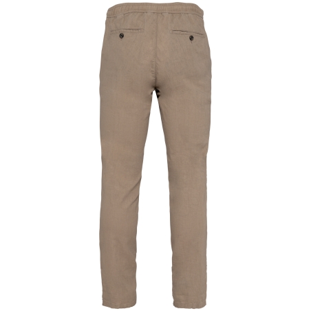 Pantalon écoresponsable en lin et coton bio homme