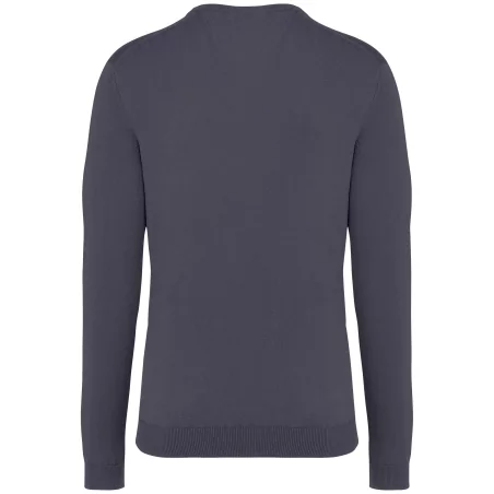 Pull écoresponsable délavé à col rond homme