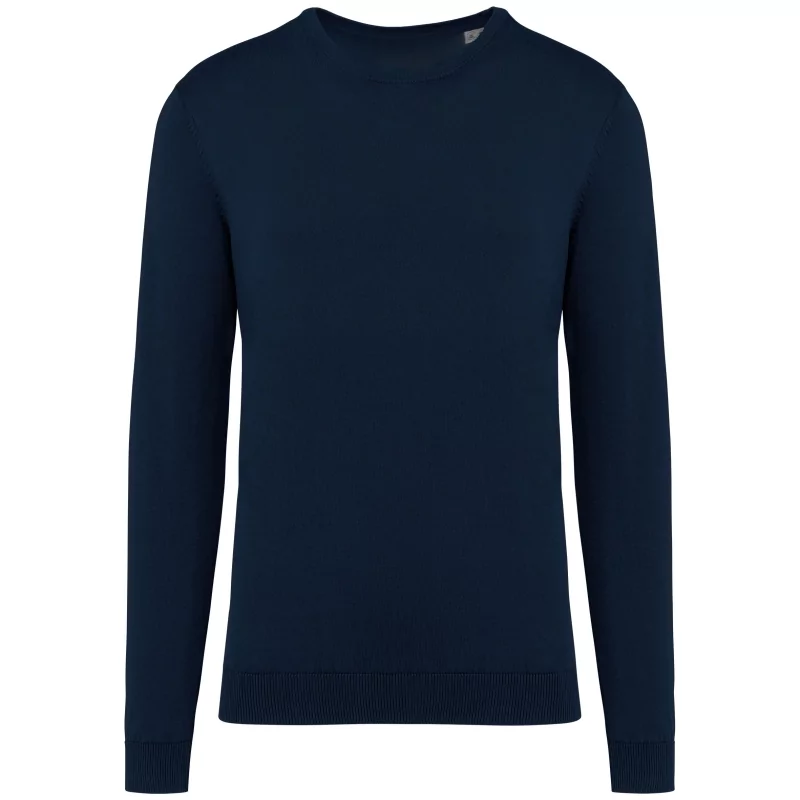 Pull écoresponsable délavé à col rond homme