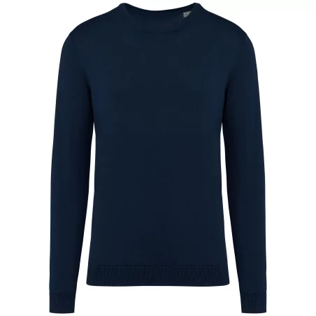 Pull écoresponsable délavé à col rond homme