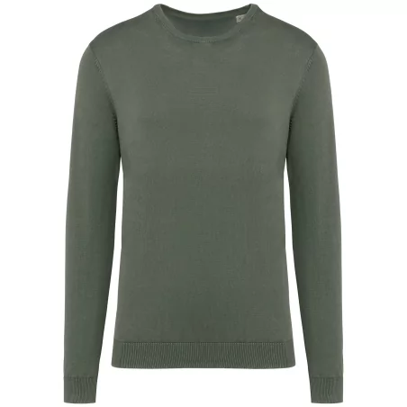 Pull écoresponsable délavé à col rond homme