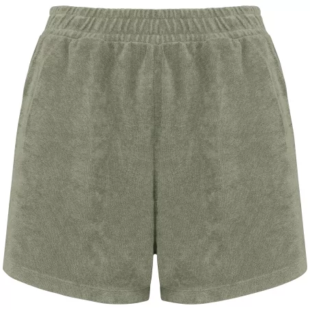 Short écoresponsable en éponge femme